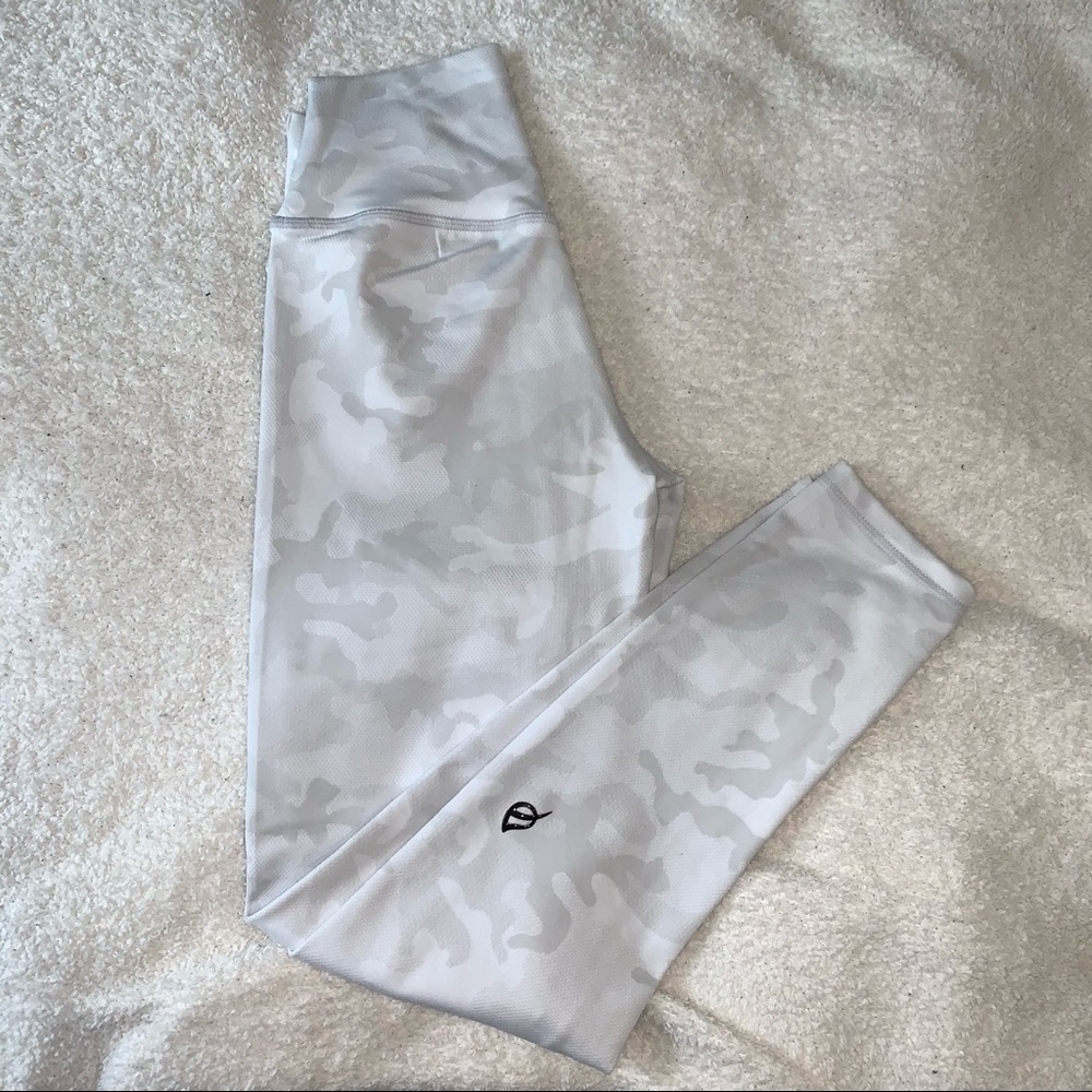 P’tula White Camo Mystique Leggings